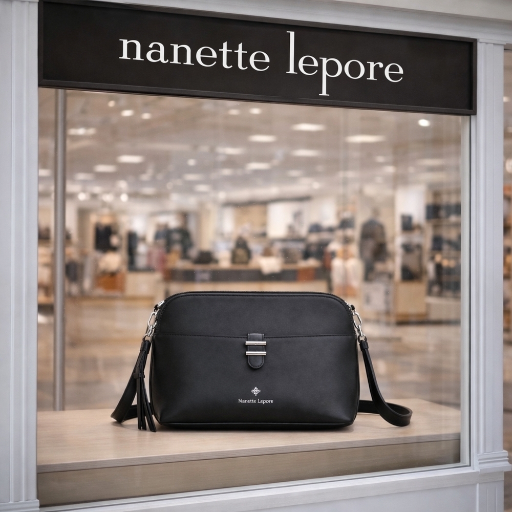 Nanette Lepore Black Crossbody Bag